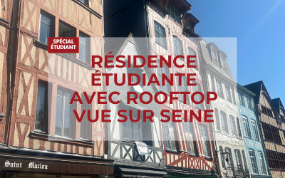 Résidence étudiante avec Rooftop vue sur Seine